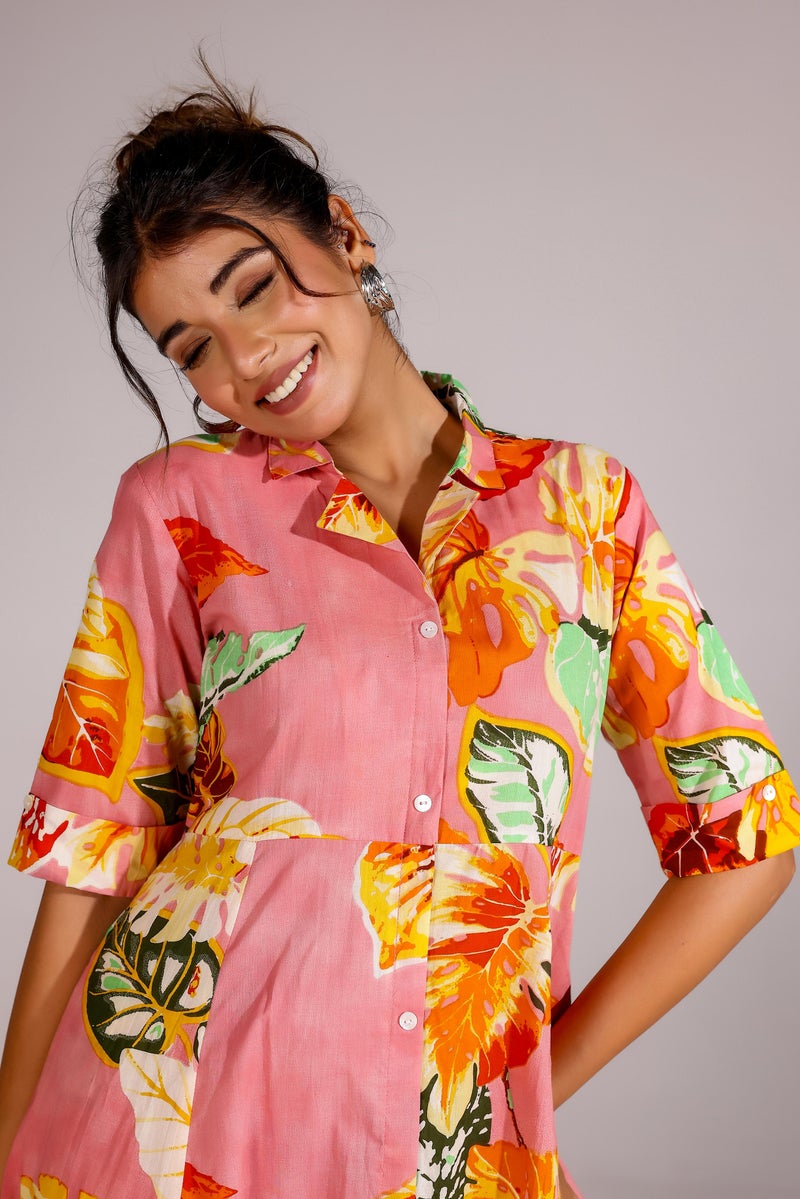 Label Flavia فستان ماكسي وردي مزخرف للنساء - Image 3