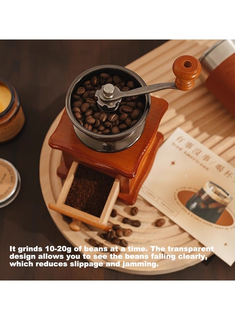 كينجمازي مجموعة شنطة ماكينة القهوة - تتضمن صندوق هدايا محمول، أدوات تحضير القهوة اليدوية، شمعة معطرة، حامل هاتف على شكل رائد فضاء + بطاقة هدية - مثالية لعشاق القهوة، هدايا أعياد الميلاد، الأعراس، وهدايا الحفلات - Image 4