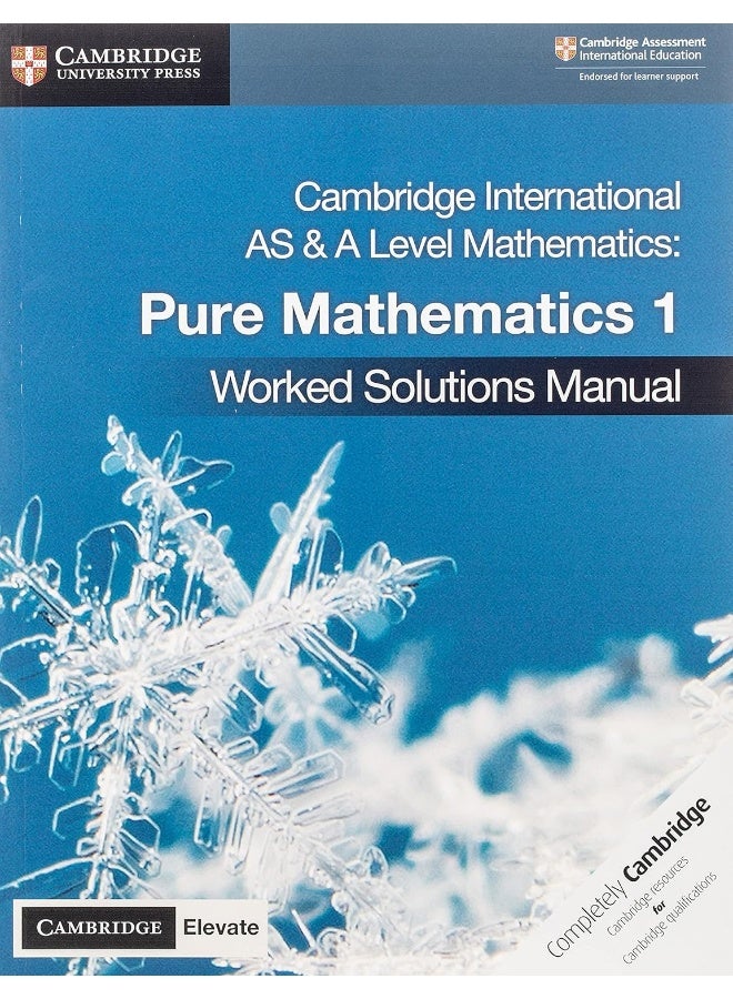 Cambridge International AS & A Level Mathematics Pure Mathematics 1 Worked Solutions Manual with Cambridge Elevate Edition - Image 1