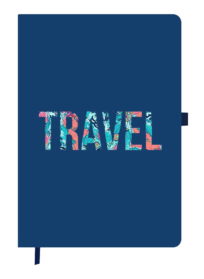 Theodor Designer A5 Thick Blue Hardcover Notebook Travel - Image 1