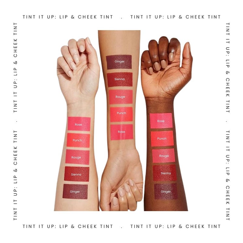 Armaf Beaute Armaf Beauté Tint It Up: Lip & Cheek Tint | Blush For Cheeks, Long Lasting, Highly Pigmented, Intense Color | Non Sticky | Red Pink, 5ml - Image 3