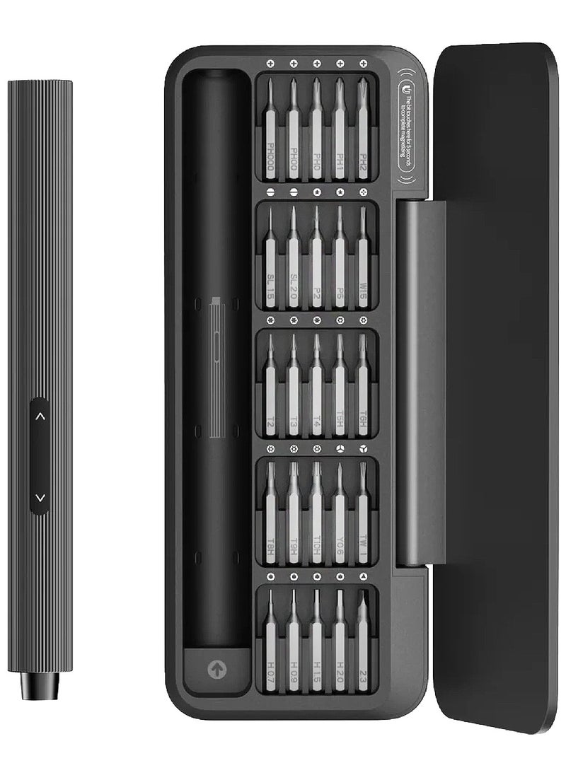 HOTO Precision Screwdriver Set,Max 3 N·m Torque 3.7V Electric Screwdriver 25-in-1  - Image 1