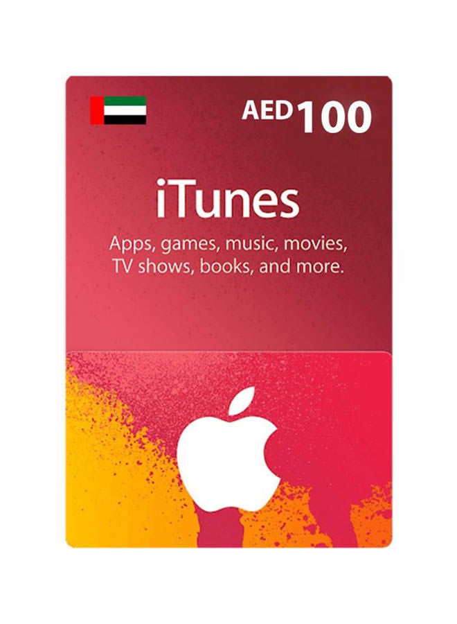 متجر التطبيقات وiTunes الإمارات العربية المتحدة 100 درهم توصيل عبر الرسائل القصيرة أو الواتساب