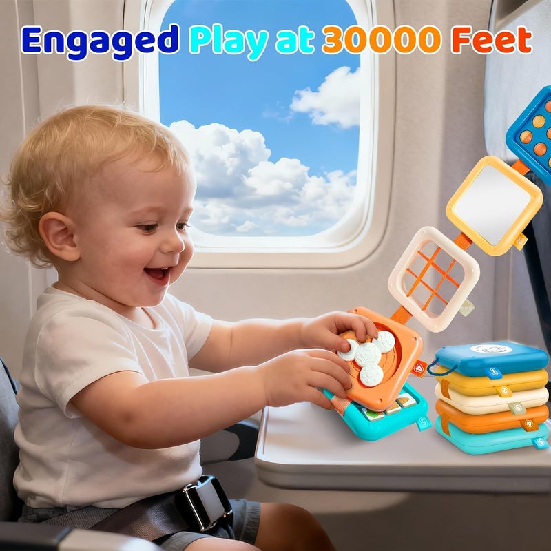 Toylfort Montessori Busy Board for 1 Year Old, Airplane Toys for Babies 6-12  Months - Image 2