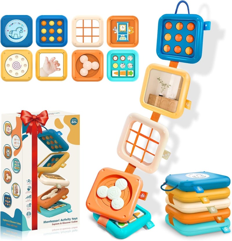 Toylfort Montessori Busy Board for 1 Year Old, Airplane Toys for Babies 6-12  Months - Image 1