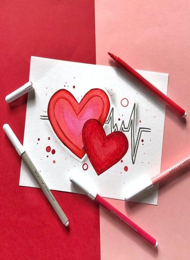 GIOTTO Turbocolor Felt Tip Fibre Pens, Fine Tip Nib 2.8mm, 36 Assorted Colours, Ideal for Children, Parties and Schools - Image 2