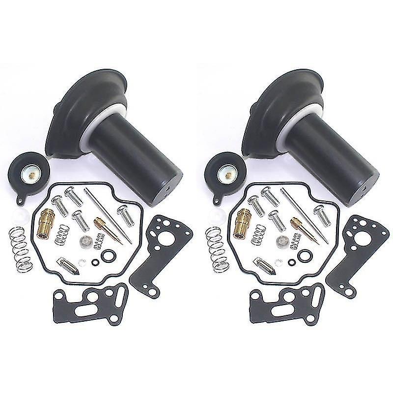 Carburetor Rebuild Kit: CNC Lathe Processed Parts, Ethanol Resistant NBR Rubber, Easy Installation - High Reliability Motorcycle Carburetor Repair Kit for Yamaha Virago Maintenance - Image 1