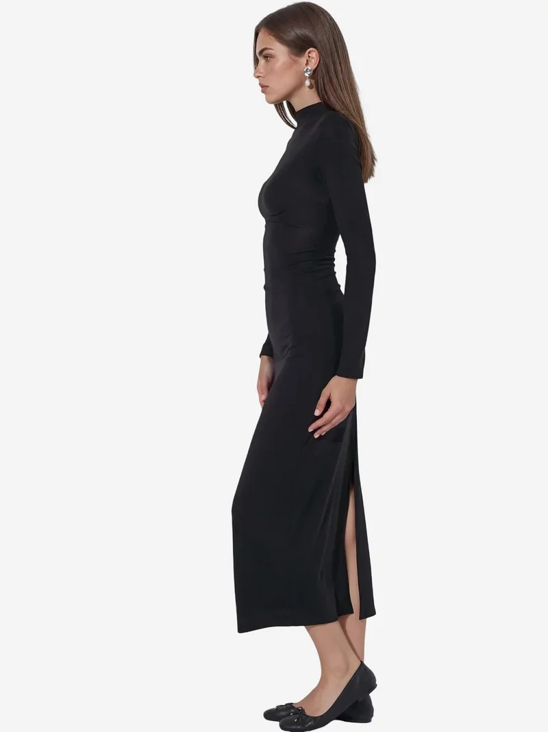 بوسيم BUSEM Straight Midi Jersey Dress