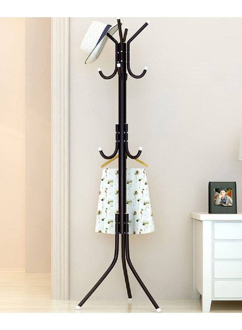 DubaiGallery Coat Stands Coat Racks Freestanding Coat Rack Clothes Rack Coat Rack Floor Coat Rack Iron Hanger Bedroom Vertical Clothes Rack Corridor-Style Coat Rack  - Image 2