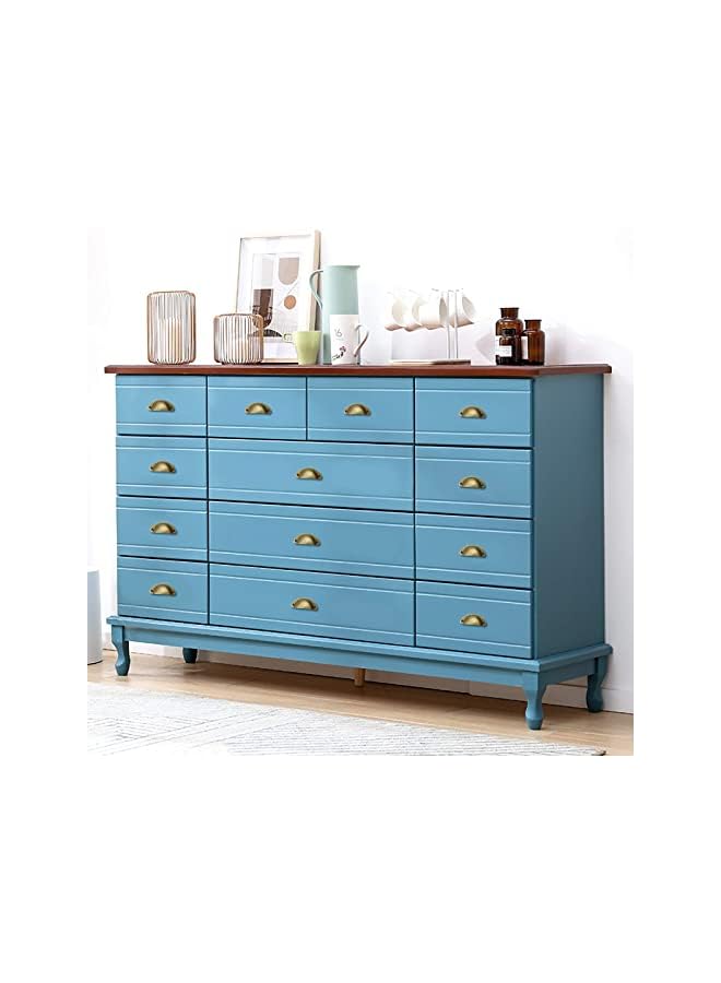 The Bros 12 x Vintage Shell Cup Pull Handles, Retro Metal Half Moon Closet Knob for Kitchen Cupboard Cabinet Furniture Door Drawer Knobs, Gold Vintage Bronze - Image 3