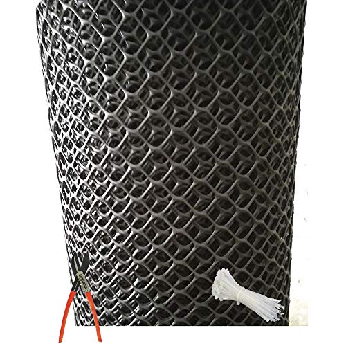 SAI PRASEEDA PVC Nylon Garden Fencing Net/Mesh (4feet/30feet) UV Stabilized Heavy 800GSM Anti Bird Net Black Color 6 Months Guarantee with Free 1 Cutter,100 PVC Tags Model NO:23 - Image 1