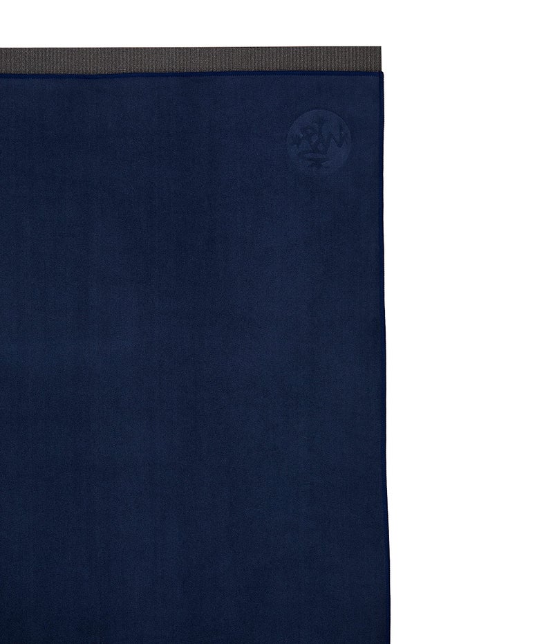 Manduka Yogitoes Yoga Mat Towel - Lightweight, Quick Drying Microfiber, Non Slip Skidless Technology, Use in Hot Yoga, Vinyasa and Power, 71" x 24", Midnight - Image 5