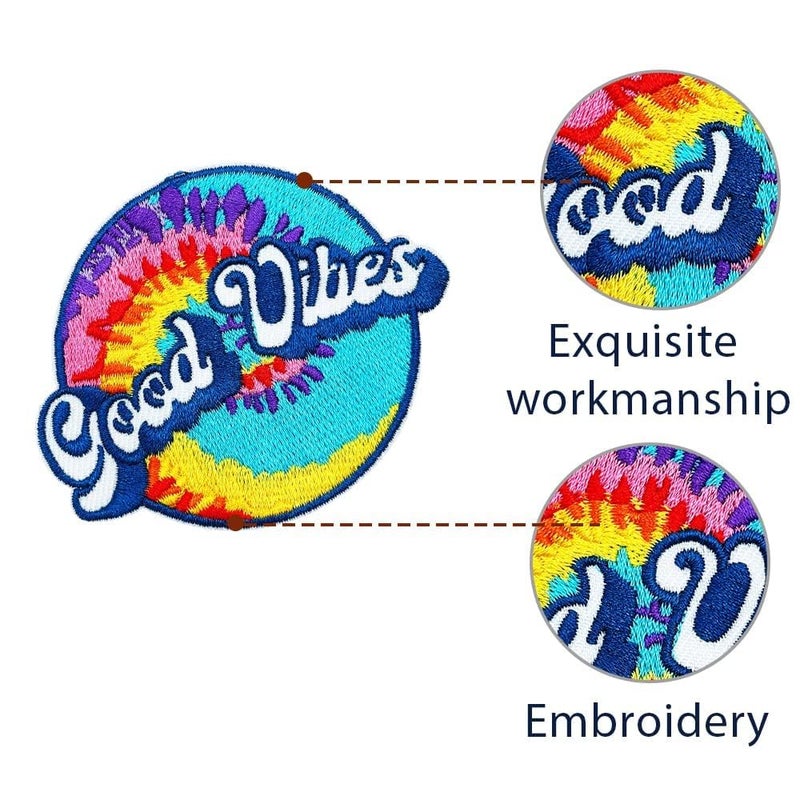 Daily Crafts Daily Crafts Single Music Patch for Designing Dress Girls Cute Sew On Clothes Bag Embroidered Badge Embroidery DIY Sewing Patches DIY  - Image 2