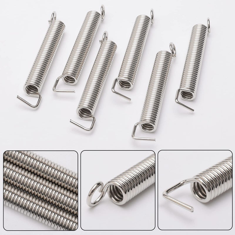 JIUWU Electric Guitar Tremolo Bridge Springs for Noiseless Tremolo Springs Pack of 6 - Image 4