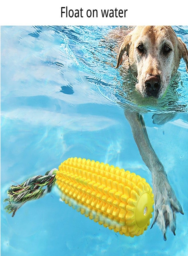 Mloowa Dog Chew Toys for Aggressive Chewers,Corn Interactive Squeaky Dog Toys for Puppy Medium Breed,Tough Rubber Dental Chew Dog Toys - Image 5