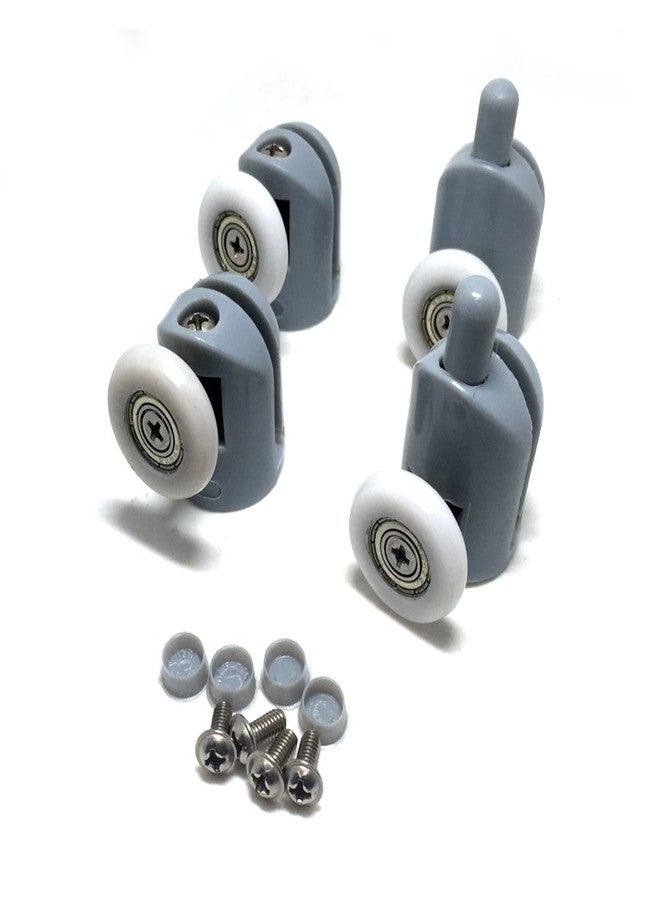 Smooth 8 Pcs Shower Door Rollers/Runners/Wheels/Pulleys 25mm Diameter Bathroom Replacement Parts - Image 5