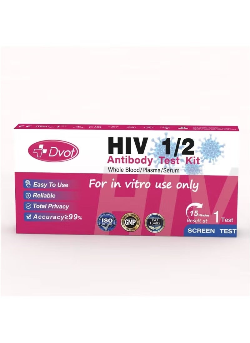 Dvot Dvot HIV 2/1 test kits AIDS test kits AIDS blood test AIDS  - Image 1