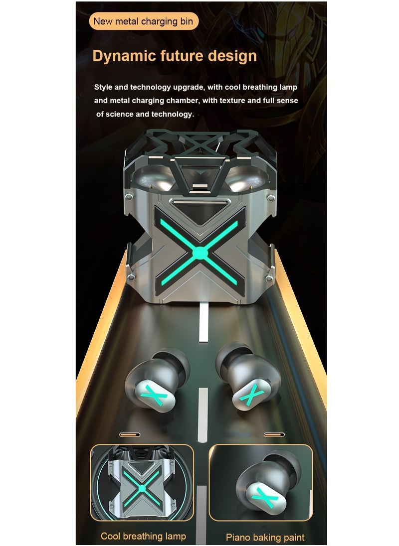 ARNO - Alloy body True wireless Bluetooth Earbuds In-ear Gaming No-delay Sports Waterproof Headset- K89 - Image 1