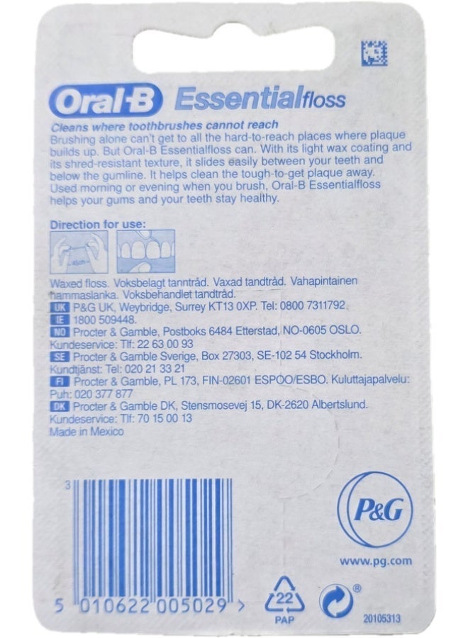 Oral-B Essential Waxed Dental Floss – 50m - Image 3