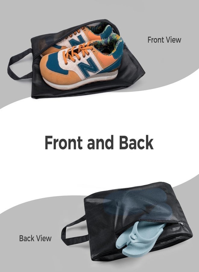 pack all Plus-Sized Shoe Bag for Travel, Water-Resistant Shoe Pouch for Gym, Odor-Resistant Soccer Cleats Bag for Sport (Dual Pocket Version) - Image 2