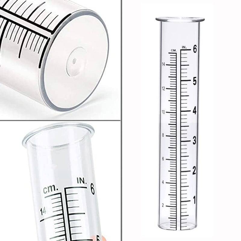 BIUWING 6 inch Rain Gauge Replacement Tube Glass for Yard Garden and Outdoor Home, with Tube Brush, Best Rated,2 Packs - Image 3