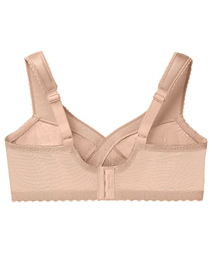 Glamorise Full Figure Plus Size MagicLift Original Support Bra Wirefree #1000 Blush - Image 5