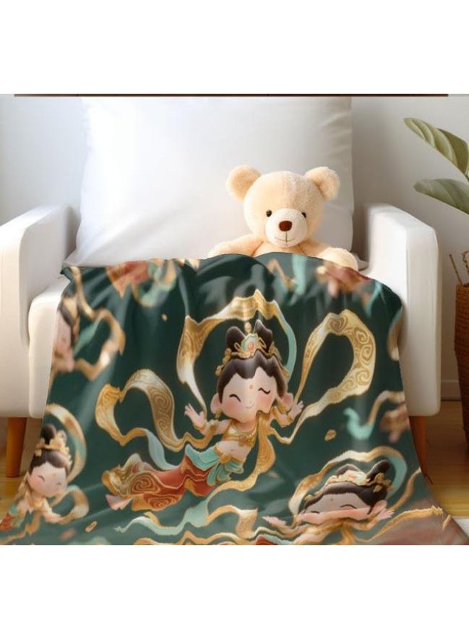 general Flannel thin blanket (warm and comfortable, suitable for sleep, gaming, dust removal and sandproof) 150cm*200cm - 15 - Image 1