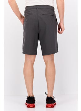 Nordland Men Solid Stretchable Bermuda Shorts, Charcoal  - Image 4