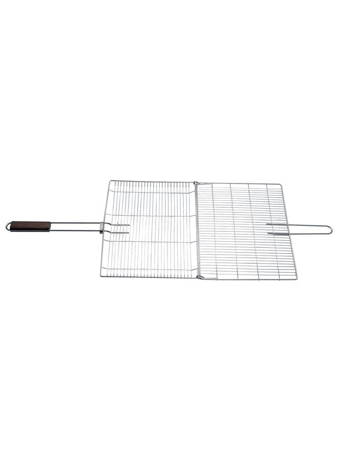 السنيدي شبك شوي ستانلس ستيل، شبك شواء، فضي، مقاس 30*40 سم - Image 3