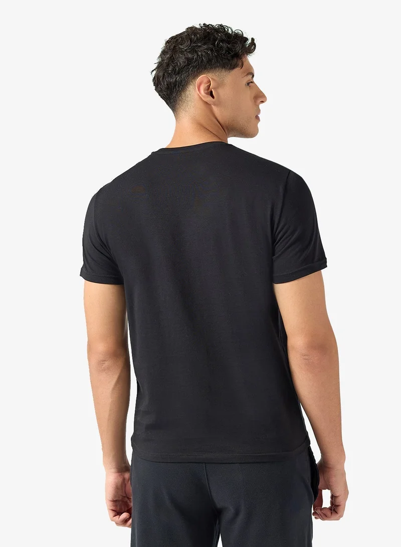 امبوريو ارماني عبوتان من تي شيرت بياقة مستديرة وشعار