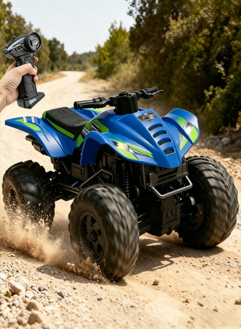 AETHER Toy Remote Control Off-road Motorcycle, 1:12 Scale Off-road Motorcycle Remote Control Car, All-terrain 2.4G Remote Control Drift Car, All-terrain Off-road Motorcycle Electric Toy Car Stunt Car, Suitable For Ages 18 And Up, Multiple Colors Available. - Image 2