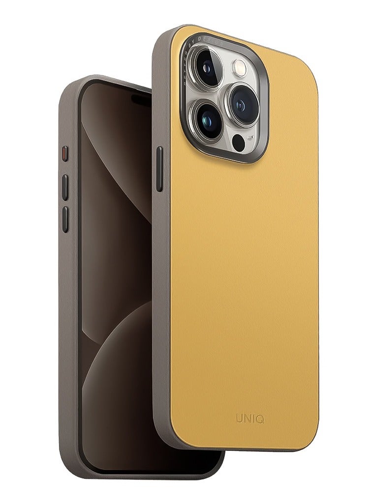 Uniq iPhone 15 Pro Magclick Charging Lyden Ds, UNIQ Hybrid Canary - Canary Yellow / Flint Grey Canary Yellow / Flint Grey - Image 1