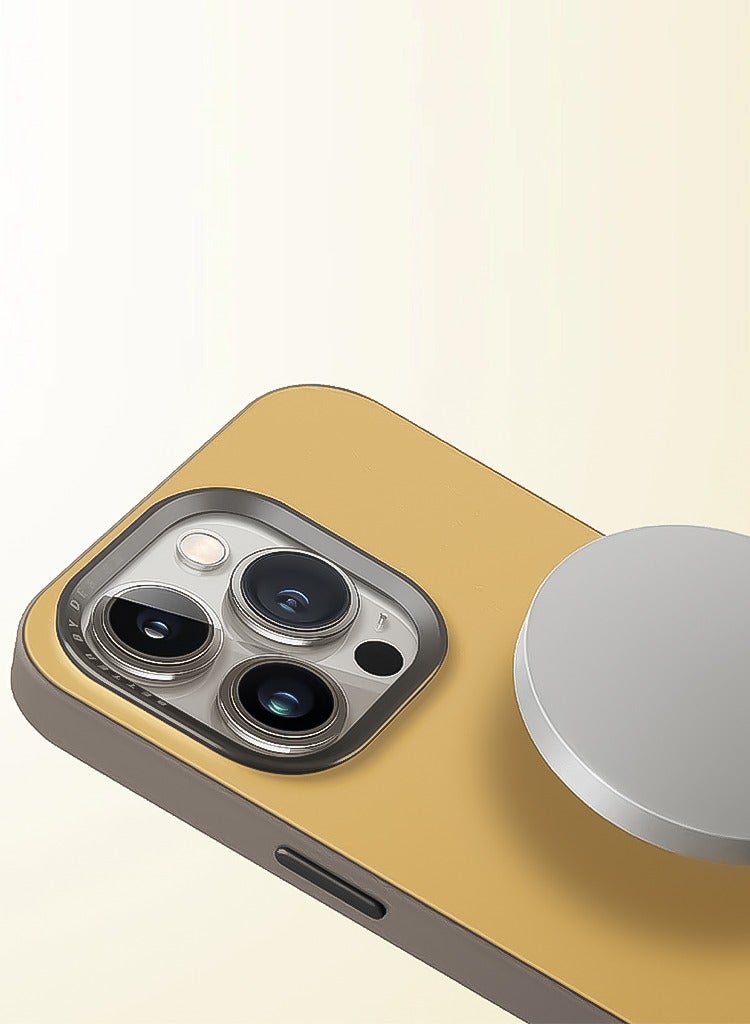 Uniq iPhone 15 Pro Magclick Charging Lyden Ds, UNIQ Hybrid Canary - Canary Yellow / Flint Grey Canary Yellow / Flint Grey - Image 2