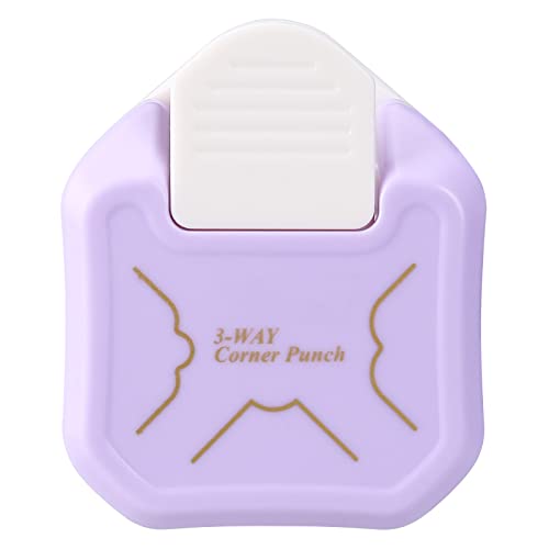 LOONENG 3 Way Beauty Shape Corner Punch, 3 in 1 Corner Paper Punch for Paper Crafts, Laminate, Cardstock, Business Card, DIY Projects, Photo, Card Making and Scrapbooking - Image 1