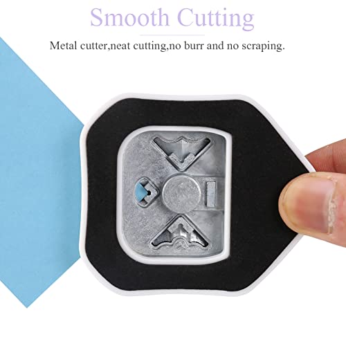 LOONENG 3 Way Beauty Shape Corner Punch, 3 in 1 Corner Paper Punch for Paper Crafts, Laminate, Cardstock, Business Card, DIY Projects, Photo, Card Making and Scrapbooking - Image 2