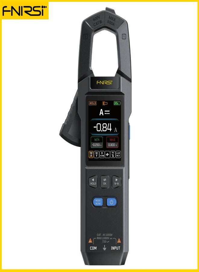 مقياس تيار متردد/مستمر FNIRSI DMC-100 10000 عدادات، ملتي متر رقمي 600A أمبير NCV أدوات كهربائية - Image 2
