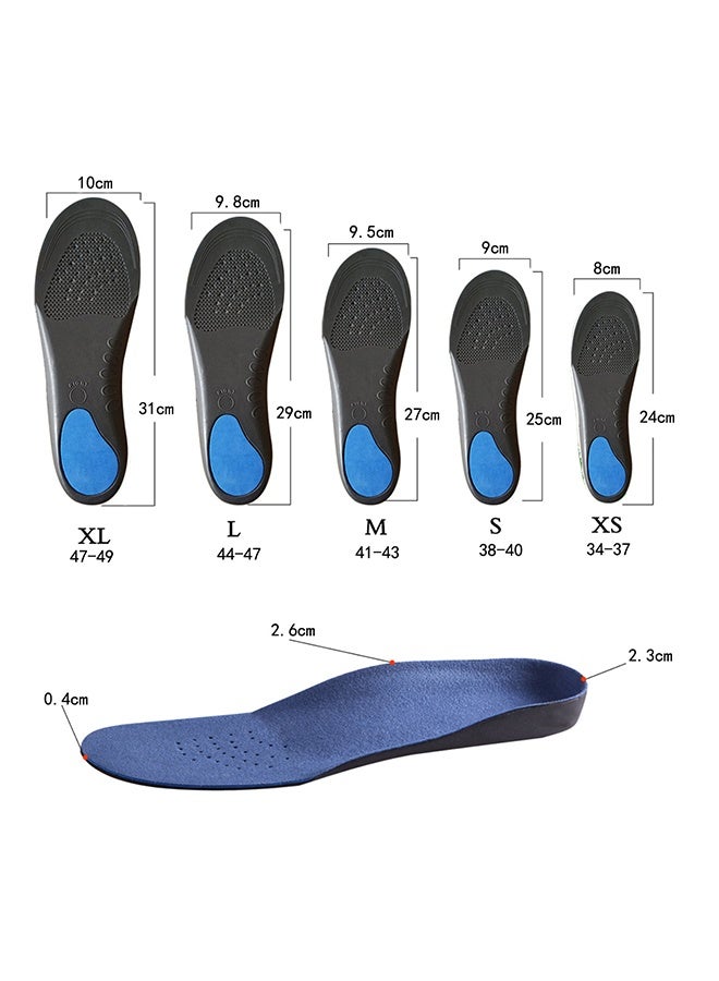 JS Orthotic Insoles for Men and Women, High Arch Support Shoe Insoles, Plantar Fasciitis Shoe Inserts Soles, Pain Relief Insoles for Flat Feet - Arch Pain - Heel Pain - Metatarsalgia Pain - Image 5