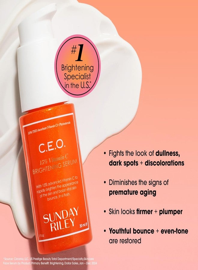 Sunday Riley C.E.O. 15% Vitamin C Brightening Serum, Orange, 1.0 Fl oz(pack of 1) - Image 2