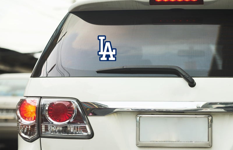 eDesign Los Angeles City LA Logo Stickers Symbol 5.5" Decorative DIE Cut Decal for Cars Tablets LAPTOPS Skateboard - Blue - Image 3