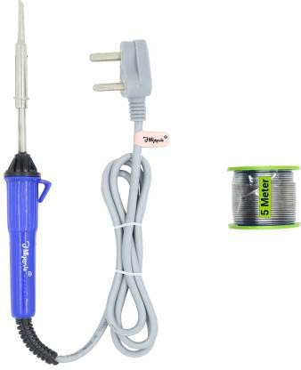 Hillgrove 2In1 25W Soldering Iron Kit with 5 Meter Solder Wire, 25 W Simple (Flat Tip) - Image 1