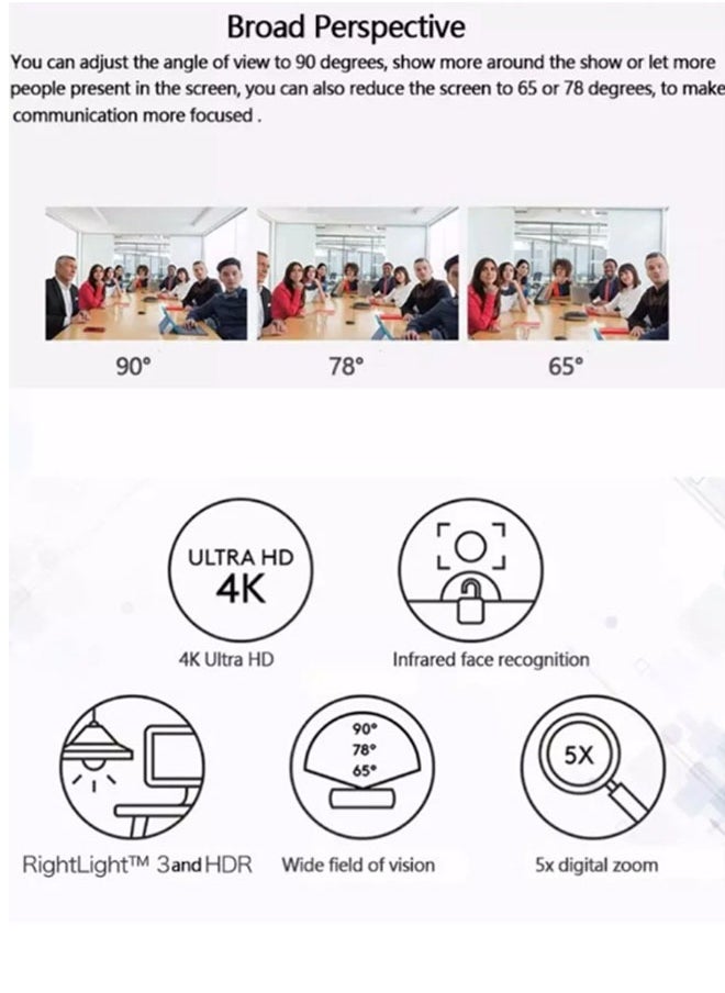 C1000E Network Hd Live Camera 4K Conference Online Course Vertical Screen