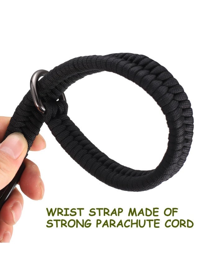 2 Pcs Camera Wrist Strap with 4 Quick Release Buckles – Adjustable Paracord Hand Strap for DSLR & Mirrorless Cameras – Durable Nylon Rope Wristband with D-Rings Safety Lanyard for Photography - Image 2