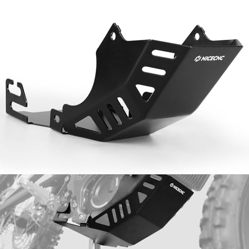 NICECNC Engine Chassis Protection Cover Skid Plate Compatible with Surron Light bee X/S/L1E Compatible with Segway X160/X260 Electric Dirt Bike Accessories See Fitment - Image 1