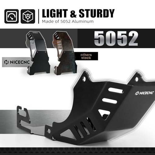 NICECNC Engine Chassis Protection Cover Skid Plate Compatible with Surron Light bee X/S/L1E Compatible with Segway X160/X260 Electric Dirt Bike Accessories See Fitment - Image 4