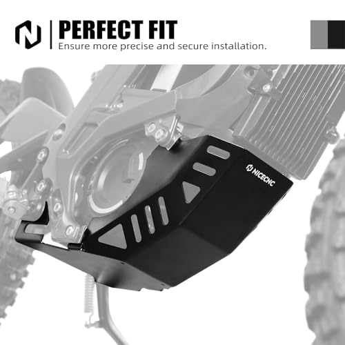 NICECNC Engine Chassis Protection Cover Skid Plate Compatible with Surron Light bee X/S/L1E Compatible with Segway X160/X260 Electric Dirt Bike Accessories See Fitment - Image 2