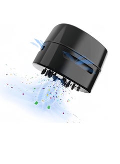 JSDUN Desktop Vacuum Cleaner, Mini Wireless Portable Desktop Dust Collector,360° Rotatable Design, Clean Debris and Dust Flakes, Suitable for Office/Home/Keyboard/School Black  - Image 1