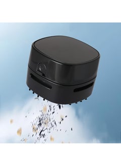 JSDUN Desktop Vacuum Cleaner, Mini Wireless Portable Desktop Dust Collector,360° Rotatable Design, Clean Debris and Dust Flakes, Suitable for Office/Home/Keyboard/School Black  - Image 2