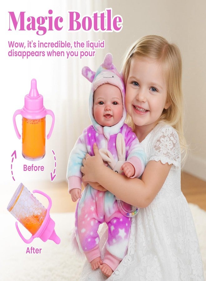 BABESIDE Baby Dolls, 17inch Large Realistic Cute Soft Body Baby Doll Real Life Baby Dolls with Accessories for 3+ Year Old Girls Gifts, Pretend Play, Collection - Image 2