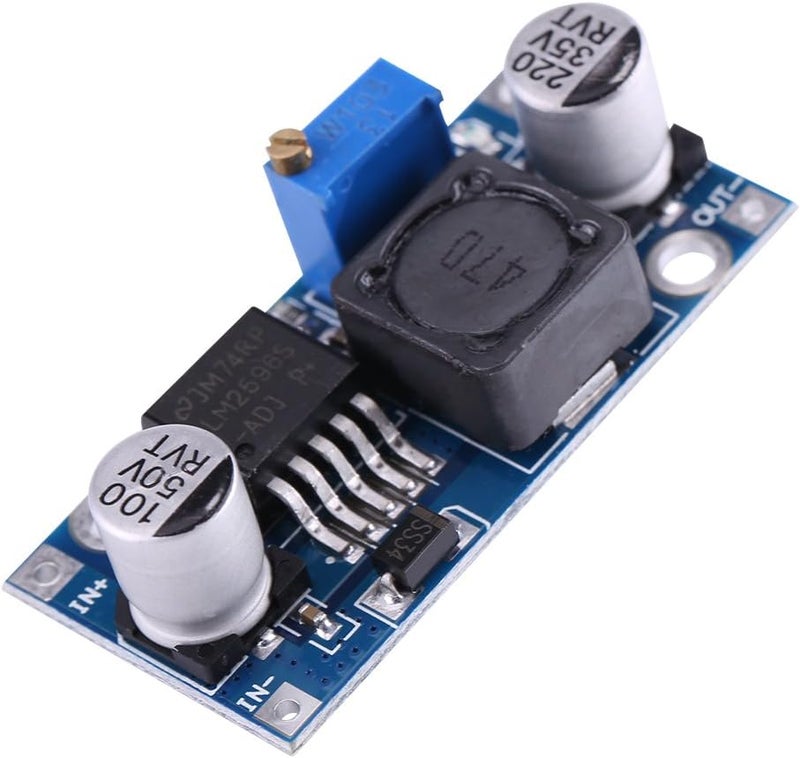 كلاراكو محول تيار مستمر إلى تيار مستمر LM2596 وحدة خفض جهد مصدر الطاقة من 3.0-40 فولت إلى 1.5-35 فولت (8 قطع) - Image 2