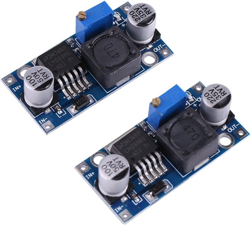 كلاراكو محول تيار مستمر إلى تيار مستمر LM2596 وحدة خفض جهد مصدر الطاقة من 3.0-40 فولت إلى 1.5-35 فولت (8 قطع) - Image 1
